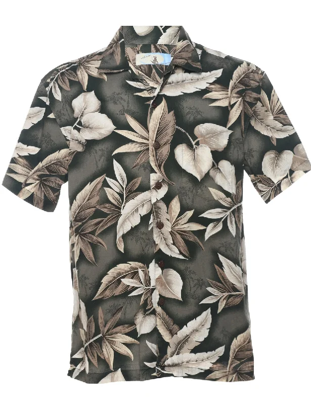 Foliage Hawaiian Shirt - M