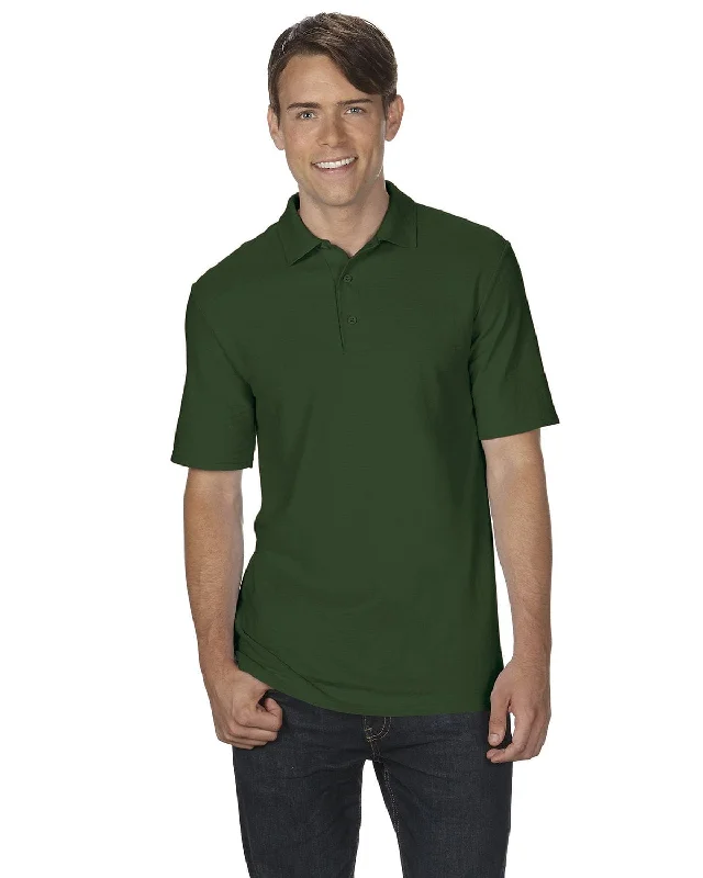 Gildan DryBlend Double Pique Sport Shirt | Forest Green