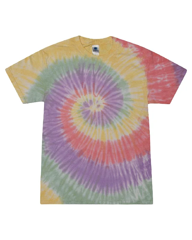 Tie-Dye 100% Cotton Tie-Dyed T-Shirt | Zen Rainbow