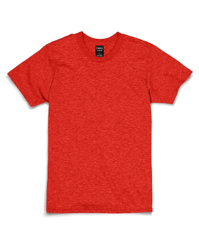 Hanes Combed Cotton T-Shirt | Poppy Heather