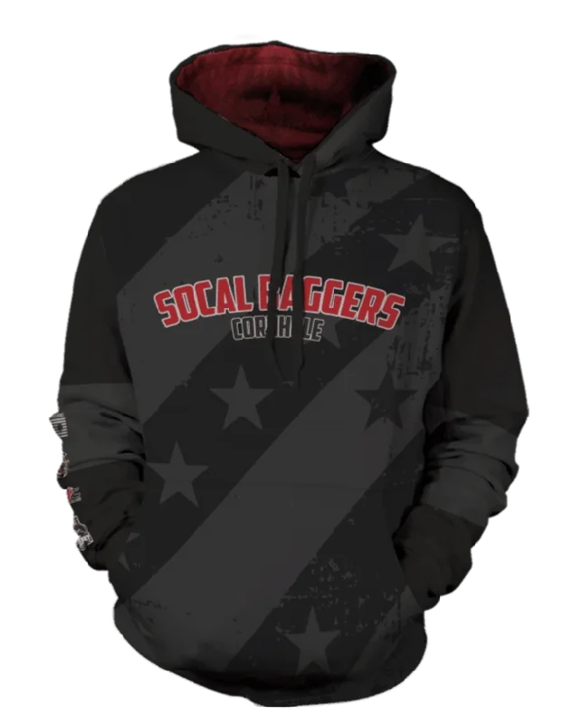 1Socal Baggers Hoody Black