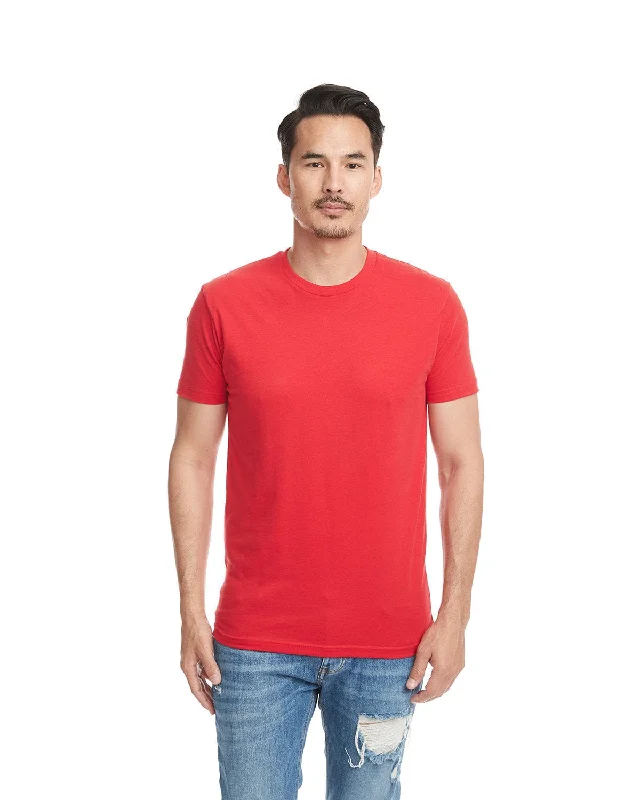 Next Level Mens Sueded T-Shirt | Red