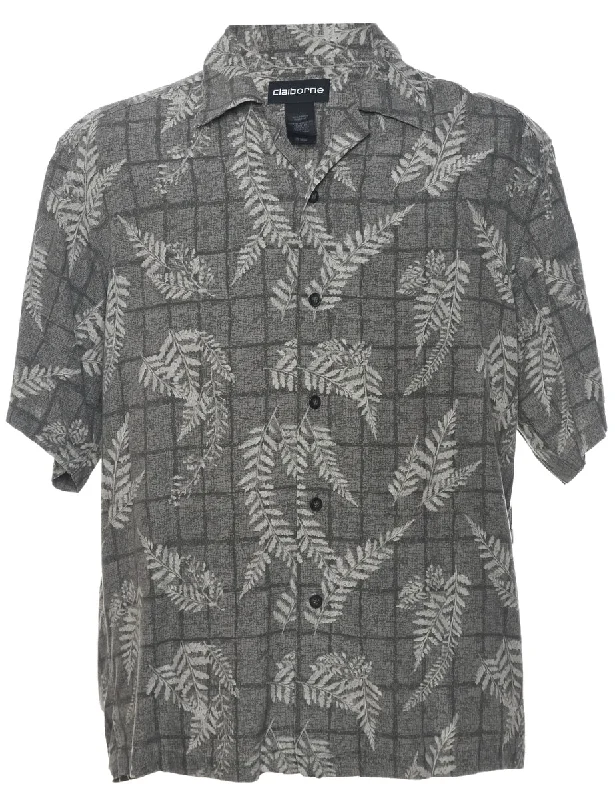 Foliage Hawaiian Shirt - L