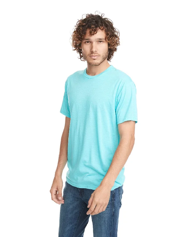 Next Level Mens Triblend Crew Tee | Tahiti Blue