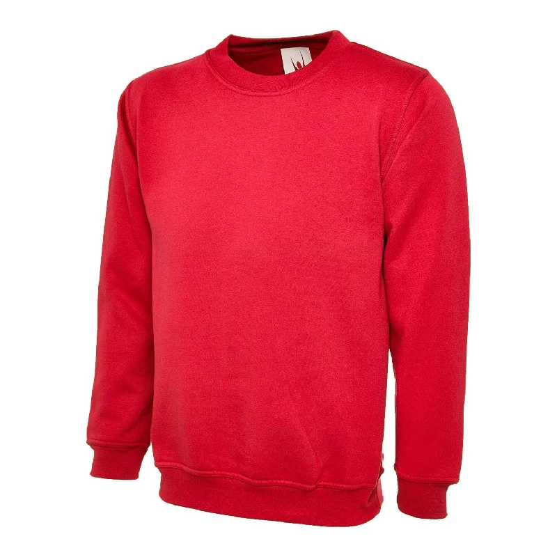 Uneek Classic Sweatshirt Red