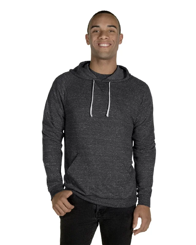 Jerzees Snow Heather Raglan Hoodie | Blk Ink Snow Hth