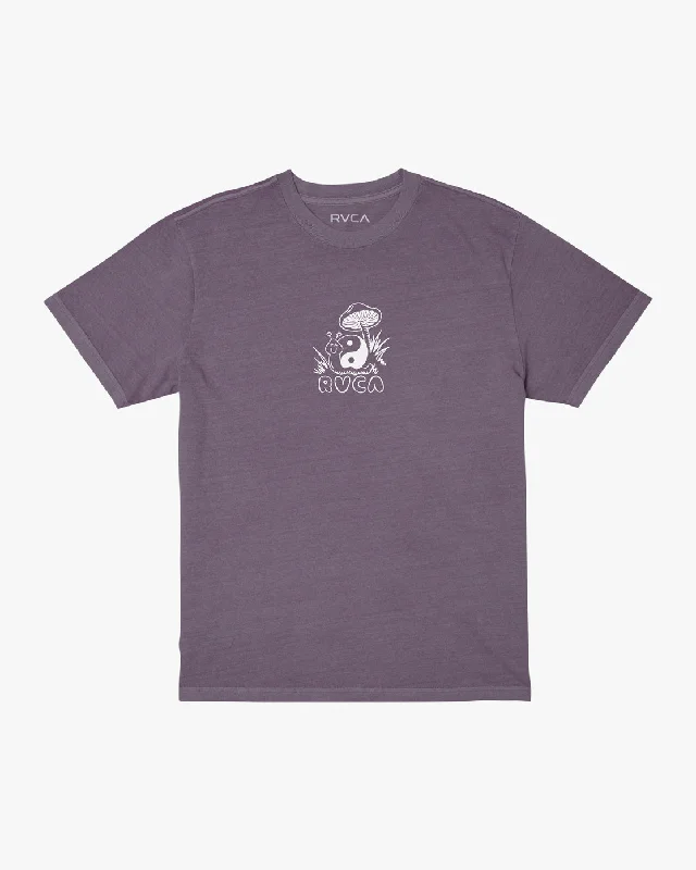 Trippy Snail Tee - Dusty Grape