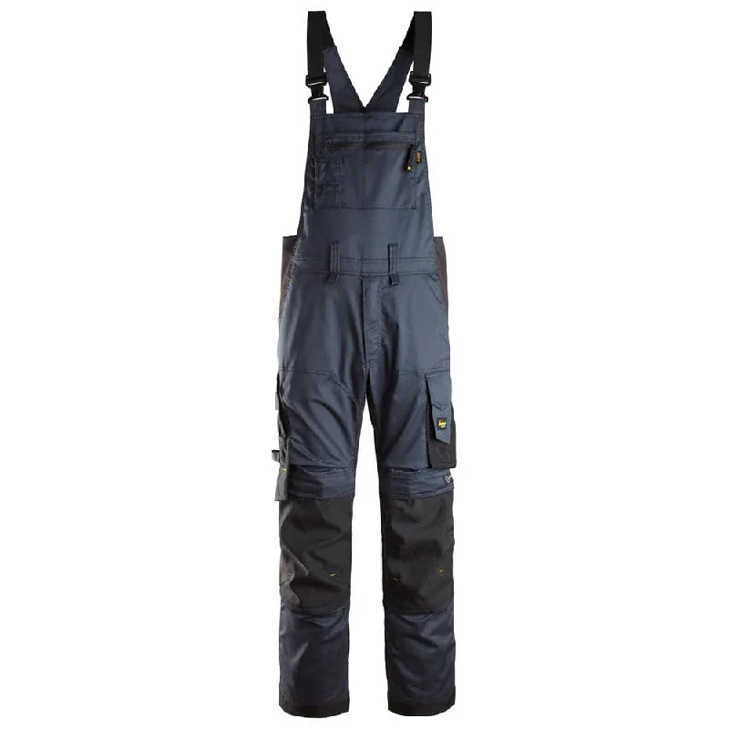 Snickers 6051 AllroundWork Stretch Bib & Brace Trousers Navy Blue