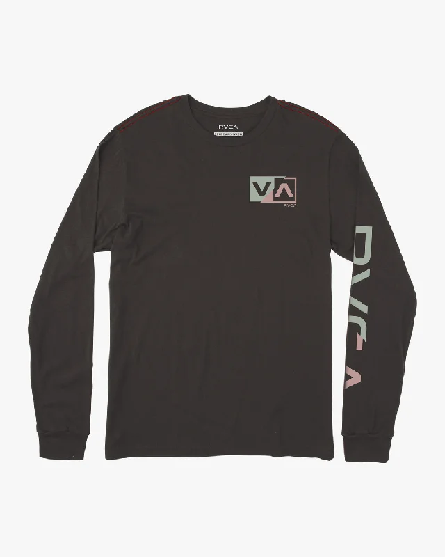 Shifted Long Sleeve Tee - Pirate Black