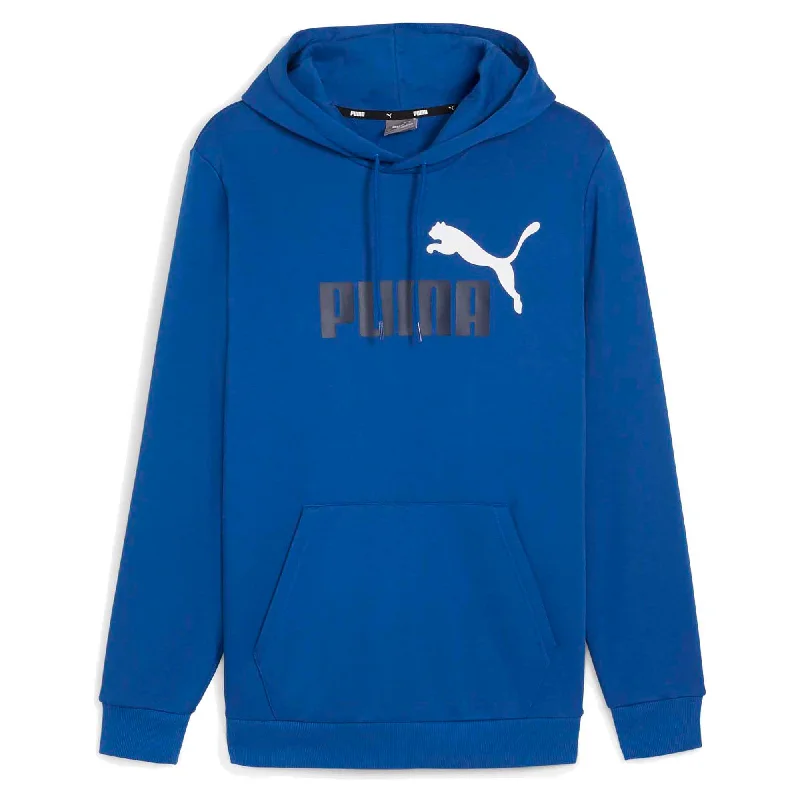 Men's Essentials+ 2 Coloured Big Logo Fleece Hoodie