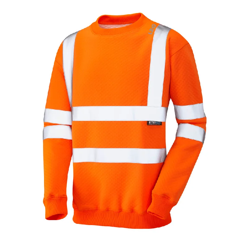 Leo Workwear WINKLEIGH Leo EcoViz Crew Neck Sweatshirt