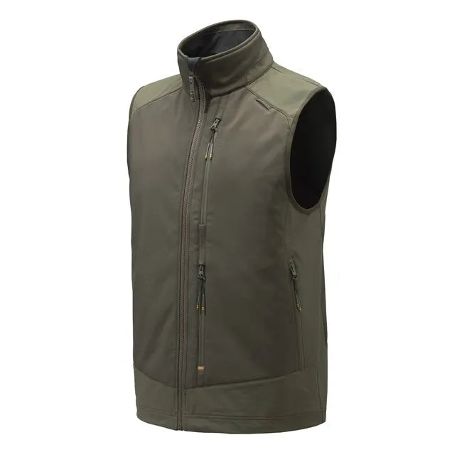 Beretta Butte Softshell Vest - Brown Bark/Moss