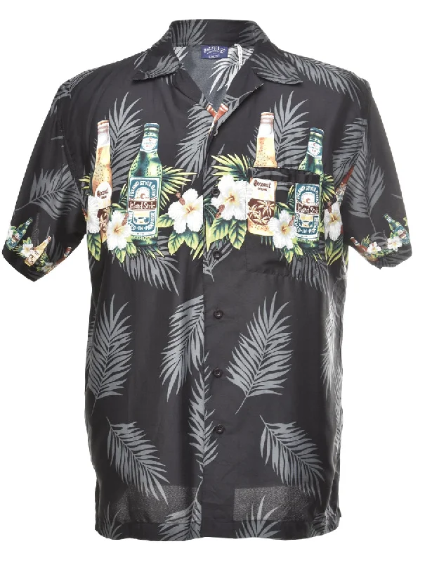 Foliage Hawaiian Shirt - L