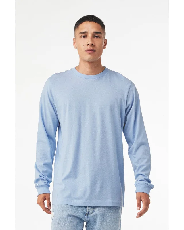 Bella+Canvas Long Sleeve Jersey T-Shirt | Baby Blue