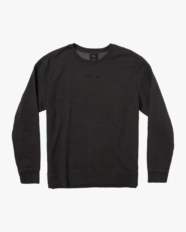 Tonally Fleece Crewneck Sweatshirt - Black