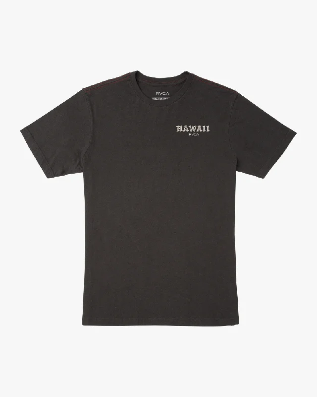 Hawaii Mystic Hula Tee - Pirate Black