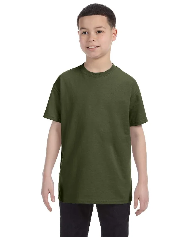 Jerzees Youth Heavyweight 50/50 T-Shirt | Military Green