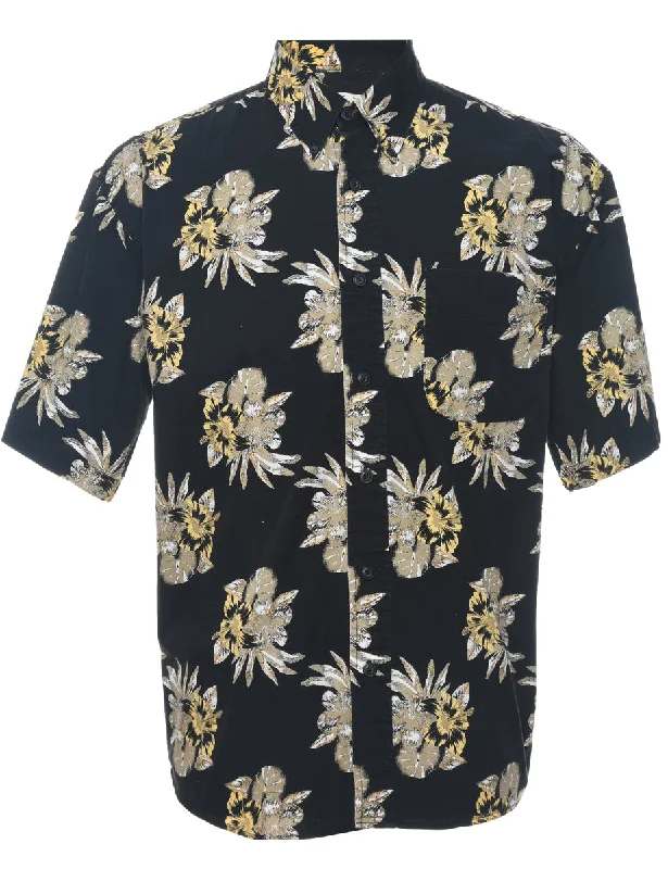 Floral Hawaiian Shirt - L