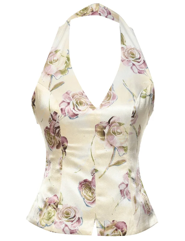 Floral Evening Top - XS