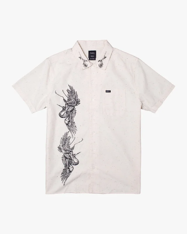 Benj Crane Short Sleeve Shirt - Natural