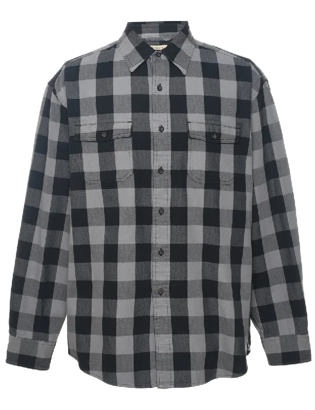 G.H. Bass Checked Shirt - L