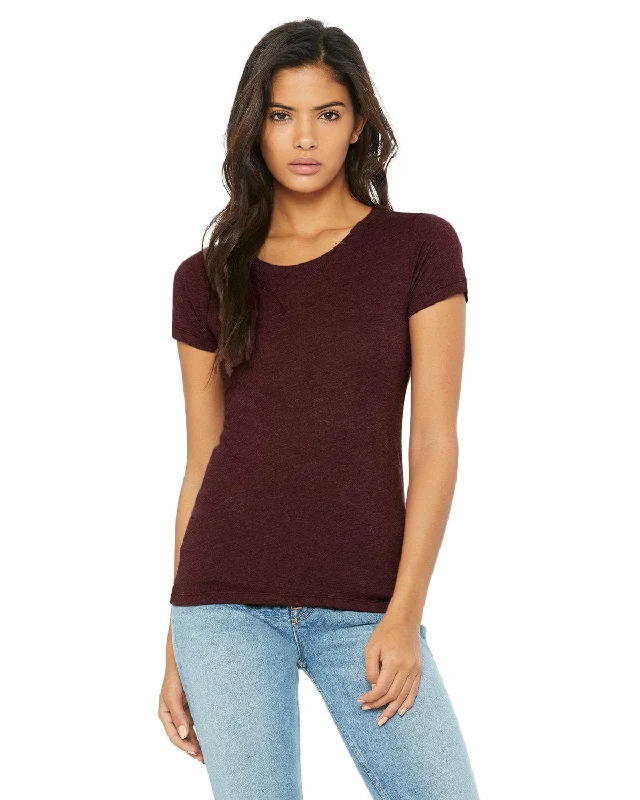 Bella+Canvas Ladies Triblend T-Shirt | Maroon Triblend