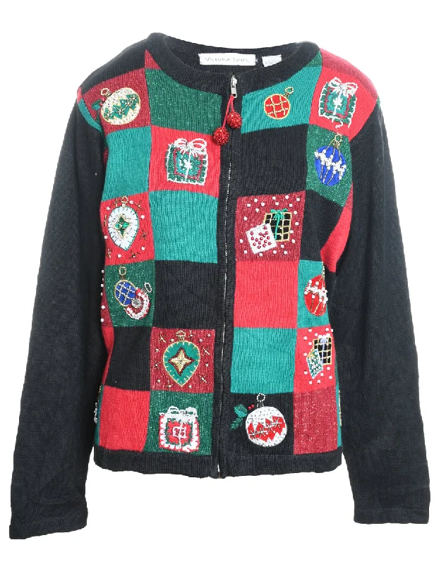 Festive Gifts Christmas Cardigan - L