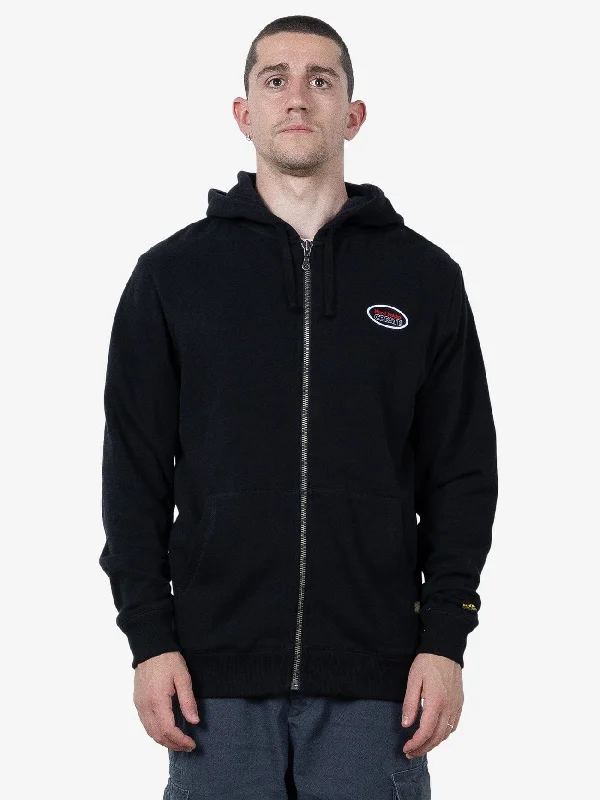 HYC Workmate Zip Hood Fleece - Black