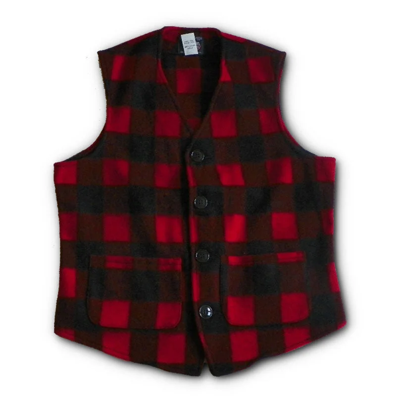 60 - Red Black Buffalo Check