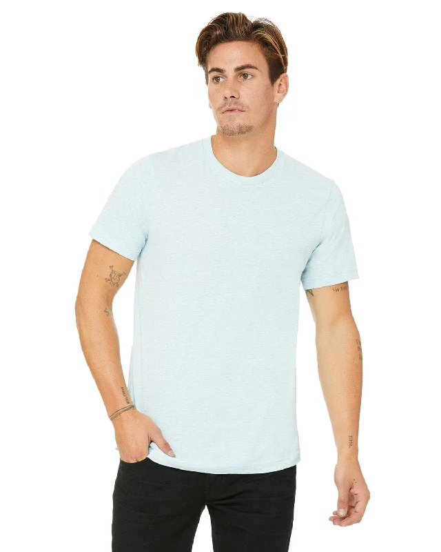 Bella+Canvas Unisex Heather CVC T-Shirt | Hth Prsm Ice Blu