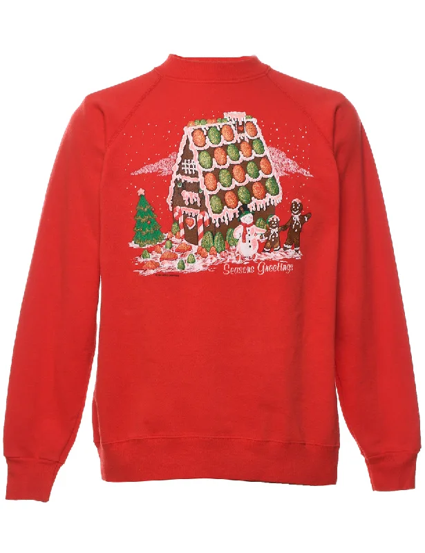 Festive Season Christmas Sweatshirt - L