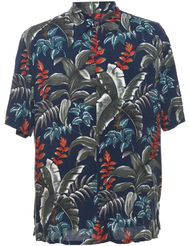 Foliage Hawaiian Shirt - L