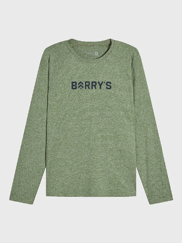 BARRY'S SAGE GREY RAGLAN LONG SLEEVE