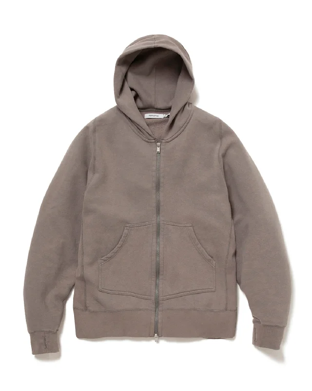 DWELLER FULL ZIP HOODY COTTON SWEAT