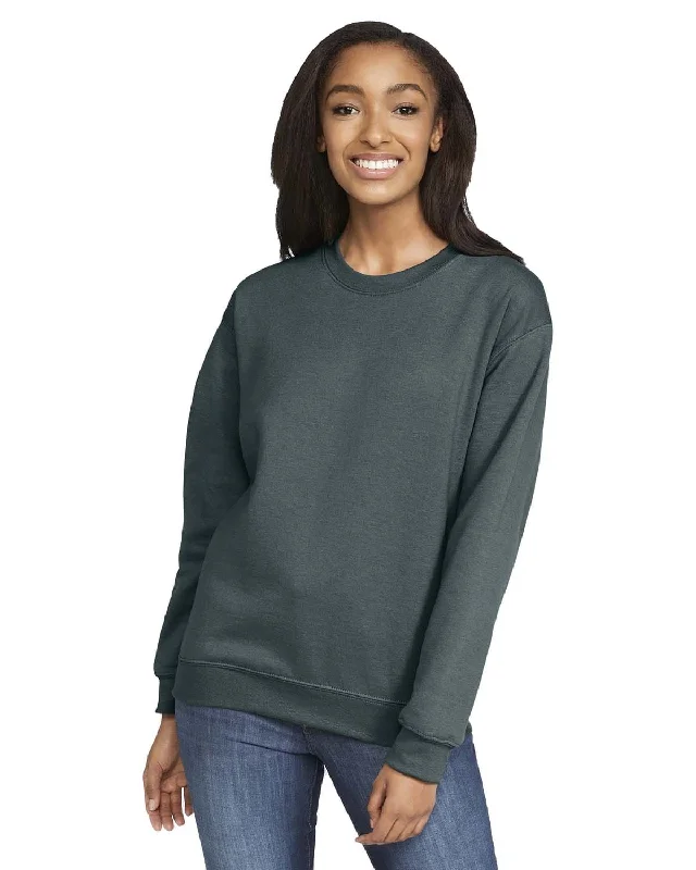 Gildan Softstyle Fleece Crewneck Sweatshirt | Dark Heather