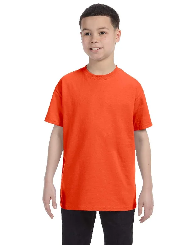 Jerzees Youth Heavyweight 50/50 T-Shirt | Burnt Orange