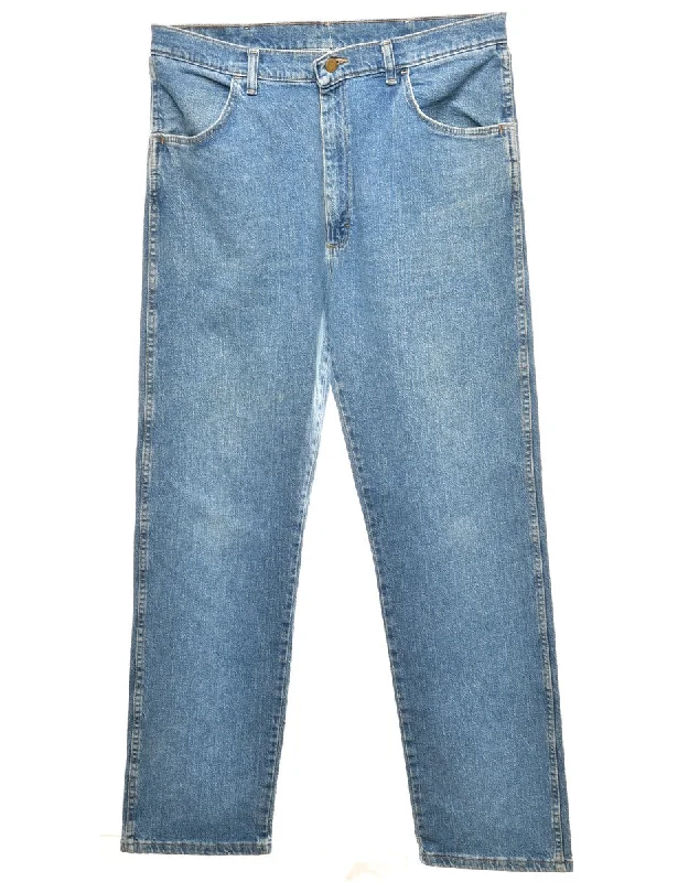 Faded Wash Wrangler Jeans - W36 L32