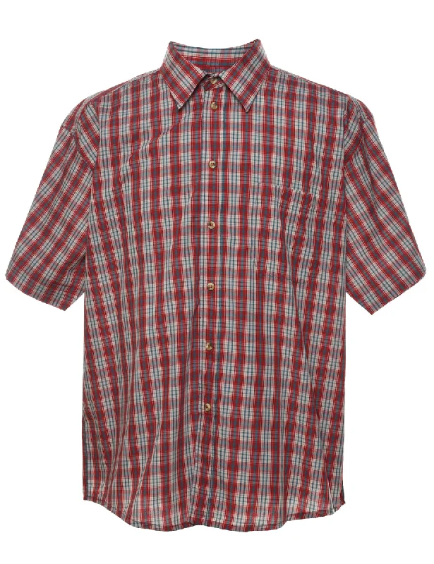 EWM Short Sleeve Checked Shirt - L