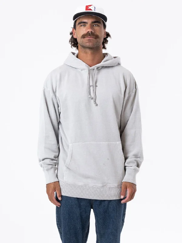 Minimal Thrills Slouch Pull On Hood - Oyster Grey