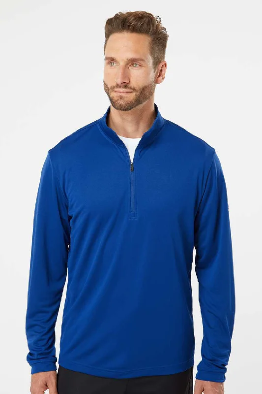 Adidas Mens UPF 50+ 1/4 Zip Sweatshirt - Collegiate Royal Blue