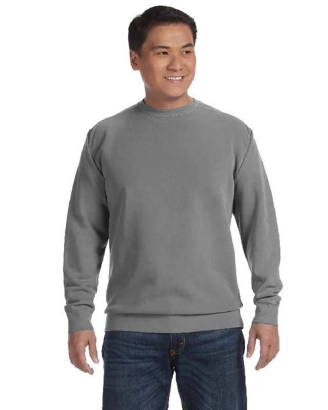 Comfort Colors Garment-Dyed Crewneck Sweatshirt | Grey