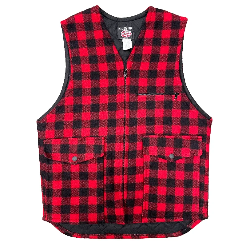 50 - Red Black Buffalo Check