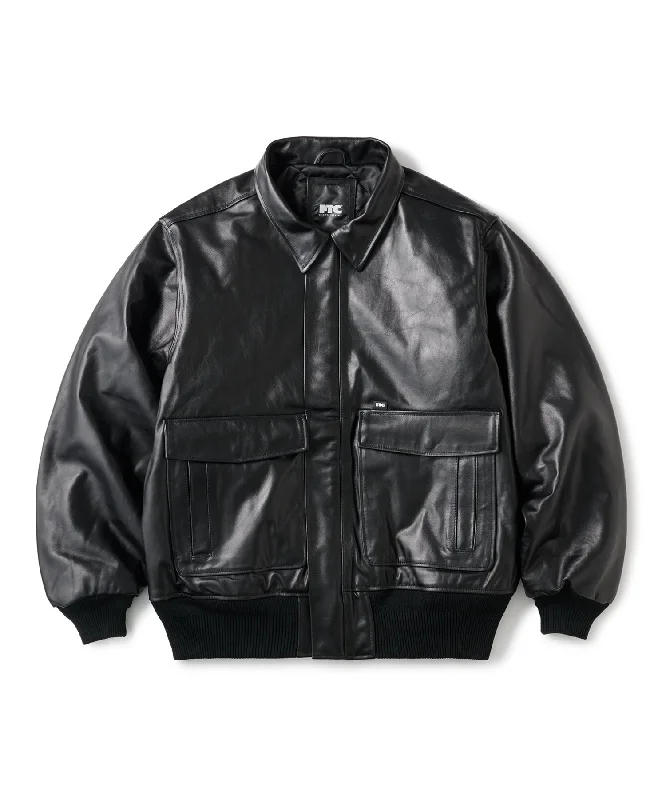 FTC LEATHER A–2 FLIGHT JACKET