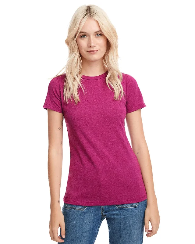 Next Level Ladies CVC Crew Tee | Raspberry