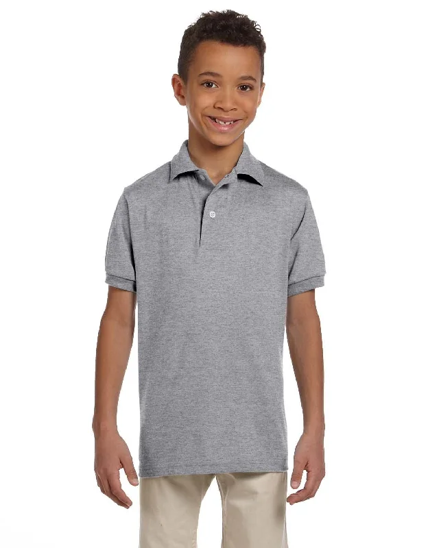 Jerzees Youth 50/50 Jersey Knit Polo Shirt | Oxford