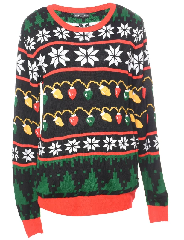 Festive Season Christmas Jumper - M