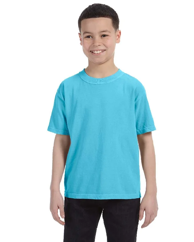 Comfort Colors Youth Garment-Dyed T-Shirt | Lagoon Blue