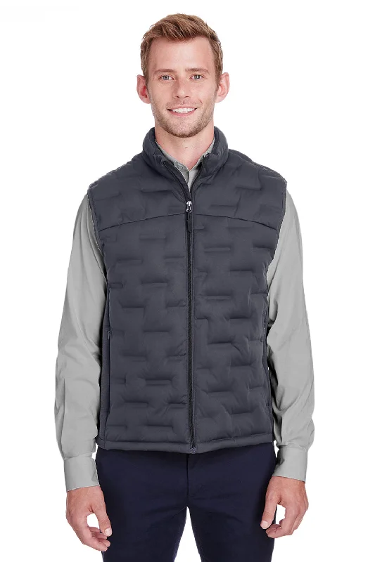 North End Mens Pioneer Hybrid Waterproof Full Zip Vest - Carbon Grey/Black