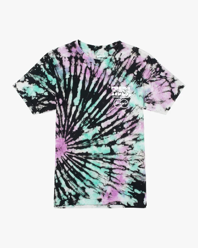 Local Biz Tie-Dyed Tee - Black Tie Dye