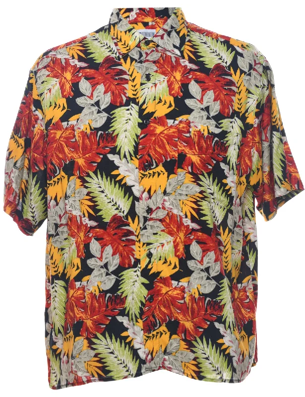 Foliage Hawaiian Shirt - L